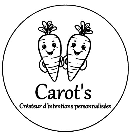 logo carot's personnalisation bois